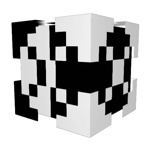 McboyEZ Minecraft avatar head, 3D render