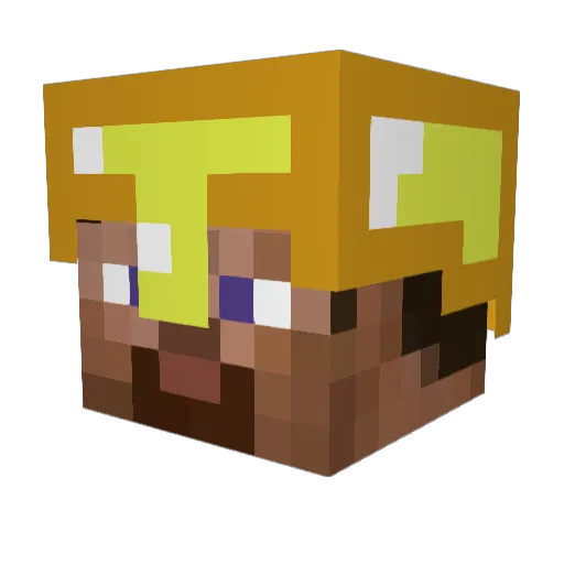 Mcchilly1 Minecraft avatar head, 3D render