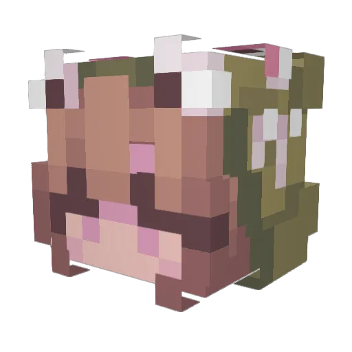 Mccommand_block Minecraft avatar head, 3D render
