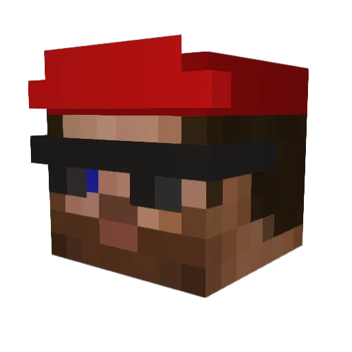 Mcfly13660 Minecraft avatar head, 3D render