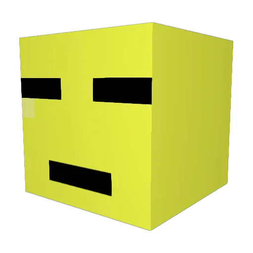 Mcflydaddy Minecraft avatar head, 3D render