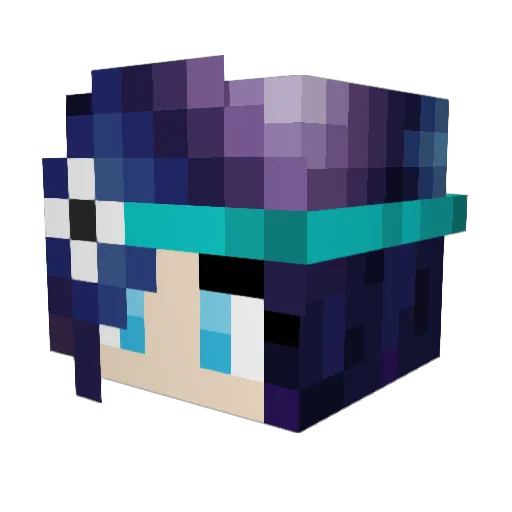Mcflyer17 Minecraft avatar head, 3D render
