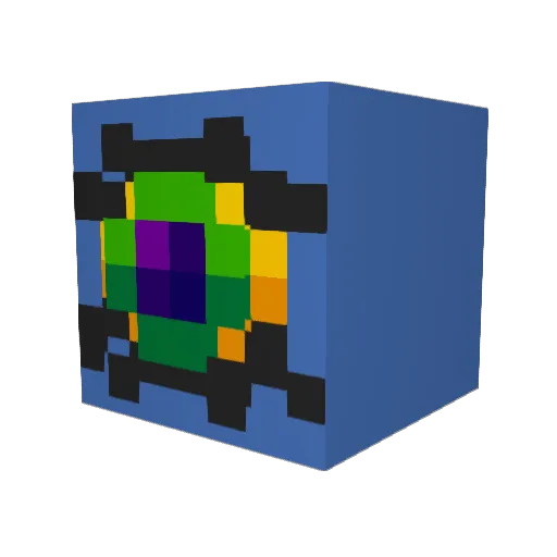 McgbGames Minecraft avatar head, 3D render
