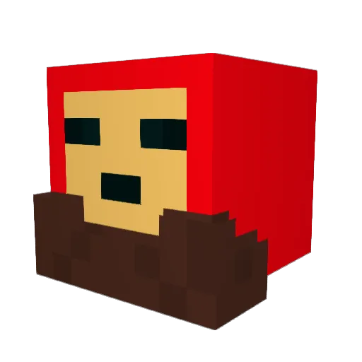 Mcgg10017 Minecraft avatar head, 3D render