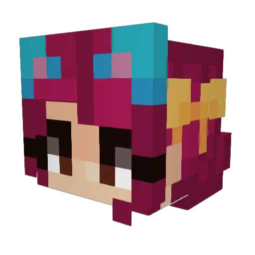 Mcjosh93 Minecraft avatar head, 3D render