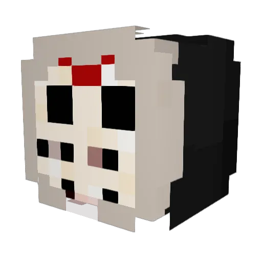 Mck359 Minecraft avatar head, 3D render