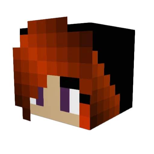 MckKerwin Minecraft avatar head, 3D render