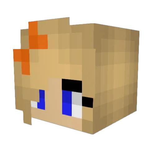 MckennaAZ Minecraft avatar head, 3D render