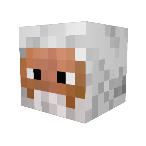 Mckmanny Minecraft avatar head, 3D render