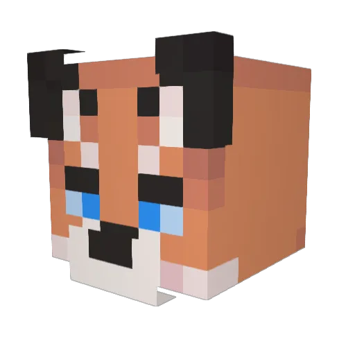 Mclain5o Minecraft avatar head, 3D render