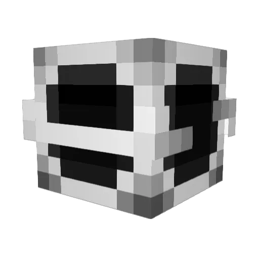 Mcnugget34 Minecraft avatar head, 3D render