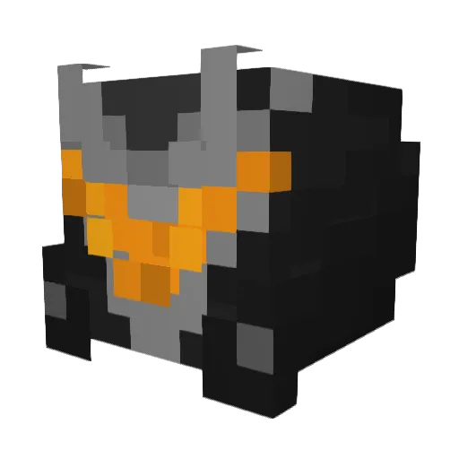 Mcoolest Minecraft avatar head, 3D render