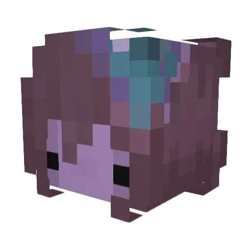 Mcosub Minecraft avatar head, 3D render