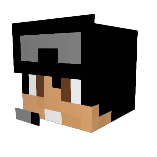 McpcSWATteam Minecraft avatar head, 3D render