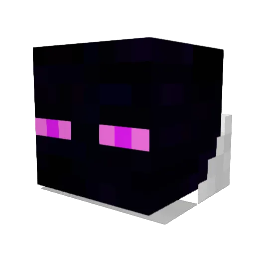 Mcraft16 Minecraft avatar head, 3D render