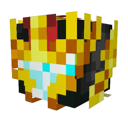 Mcsquizor18 Minecraft avatar head, 3D render