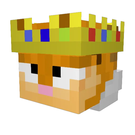 Mcsssy Minecraft avatar head, 3D render