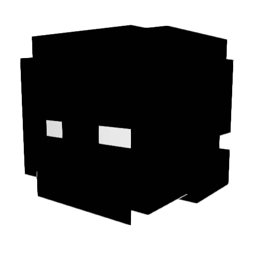Mcyaj Minecraft avatar head, 3D render