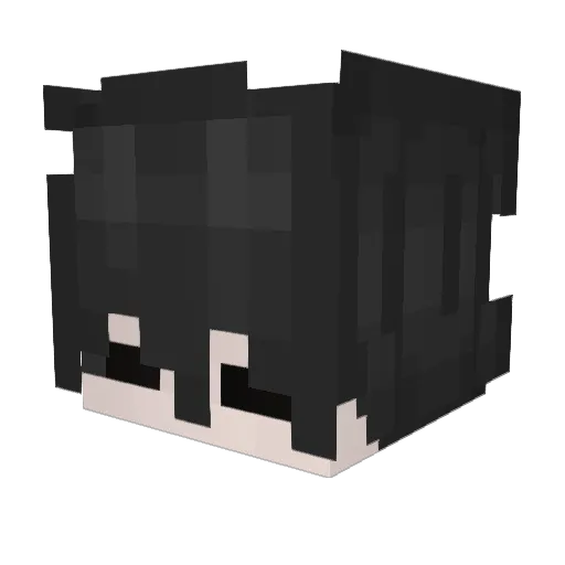 Mczanye Minecraft avatar head, 3D render