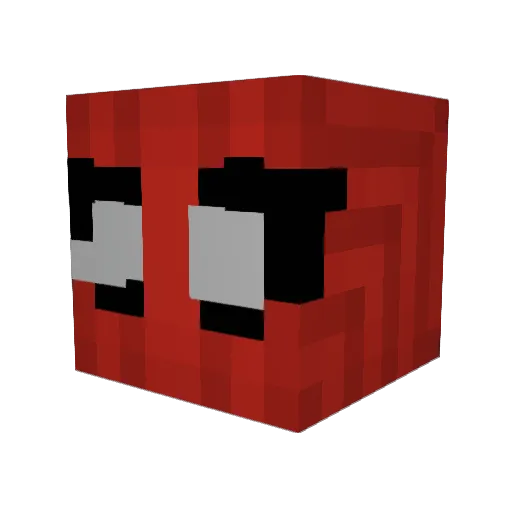 Md1712 Minecraft avatar head, 3D render