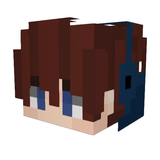 Mdia12 Minecraft avatar head, 3D render