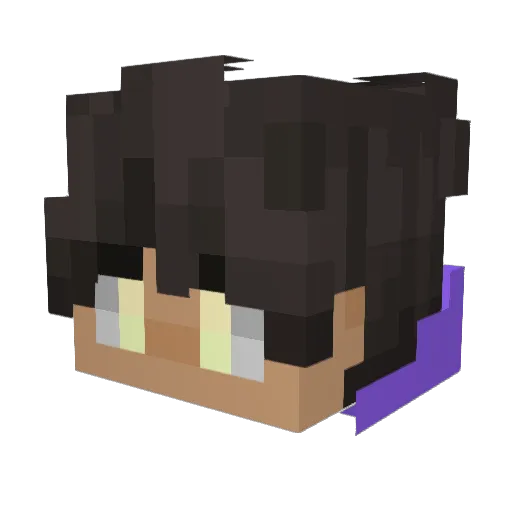 Mdnght420 Minecraft avatar head, 3D render