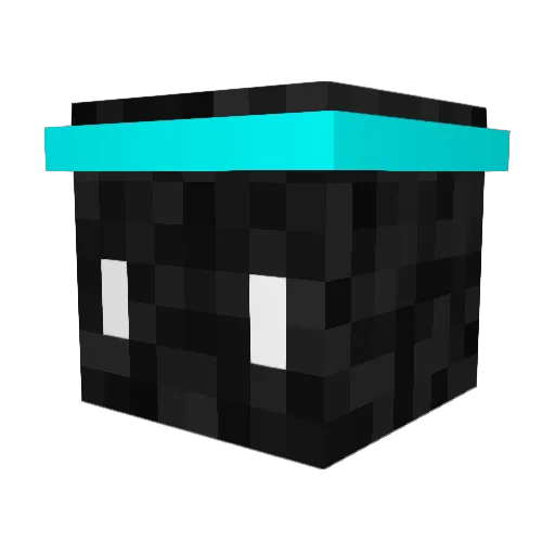 Me003 Minecraft avatar head, 3D render