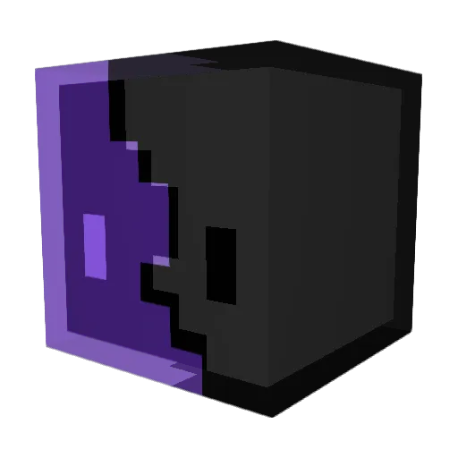 Me1ophobia Minecraft avatar head, 3D render