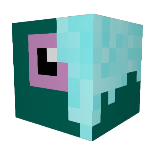 MeAbernethy Minecraft avatar head, 3D render