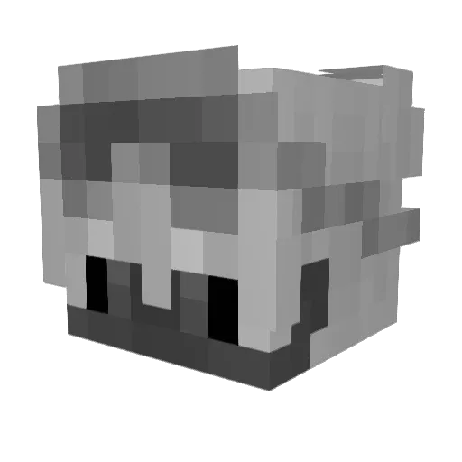 MeAndYouLove Minecraft avatar head, 3D render