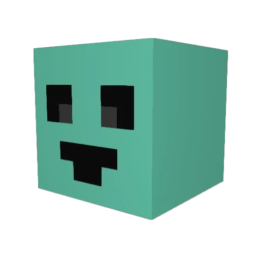 MeCrafting Minecraft avatar head, 3D render