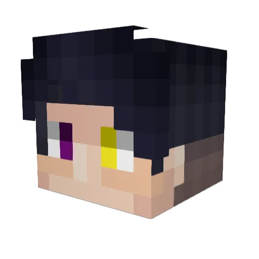MeDicenVendetta Minecraft avatar head, 3D render