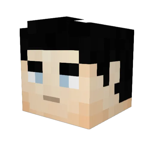 MeDiiverrse Minecraft avatar head, 3D render