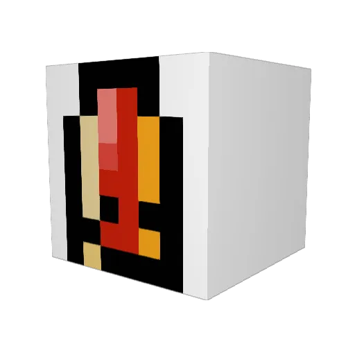 MeGeeseGoose Minecraft avatar head, 3D render