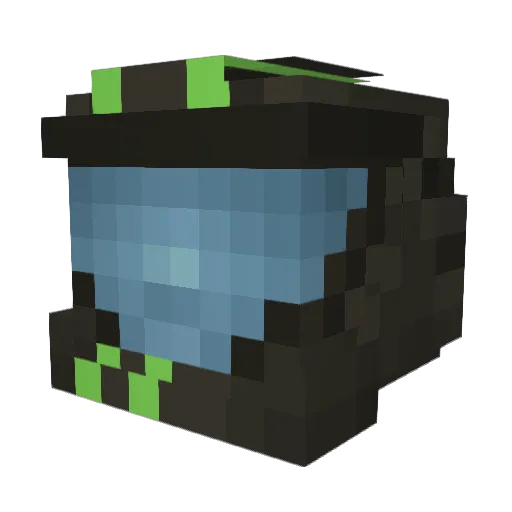 MeGunhild Minecraft avatar head, 3D render