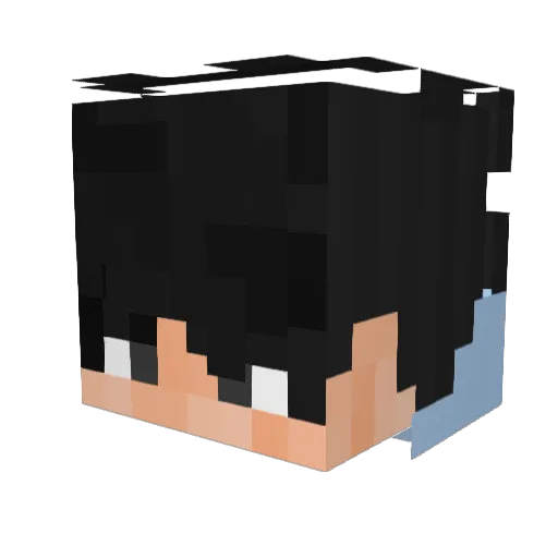 MeGusta12 Minecraft avatar head, 3D render