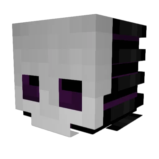 MeInTheMask Minecraft avatar head, 3D render