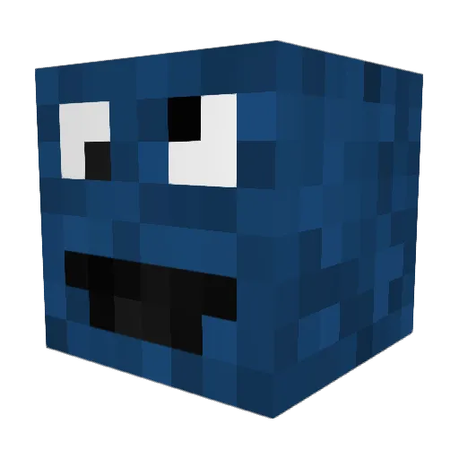 MeKaNx1 Minecraft avatar head, 3D render