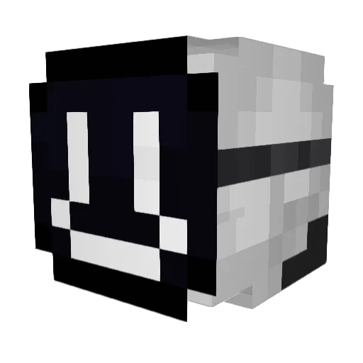 MeKoTV_ Minecraft avatar head, 3D render