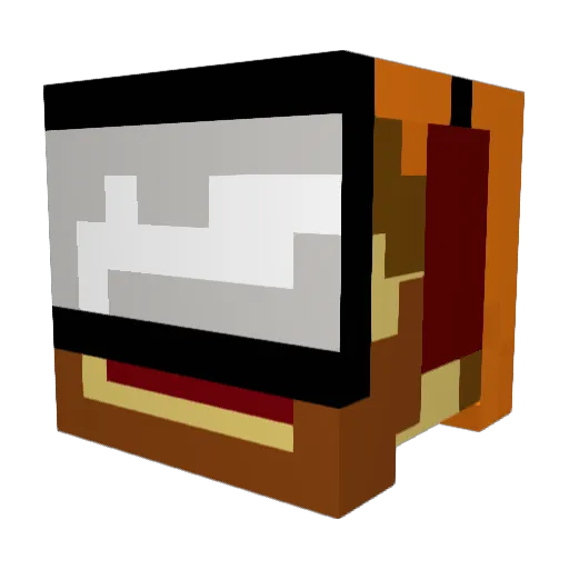 MeLLe80 Minecraft avatar head, 3D render