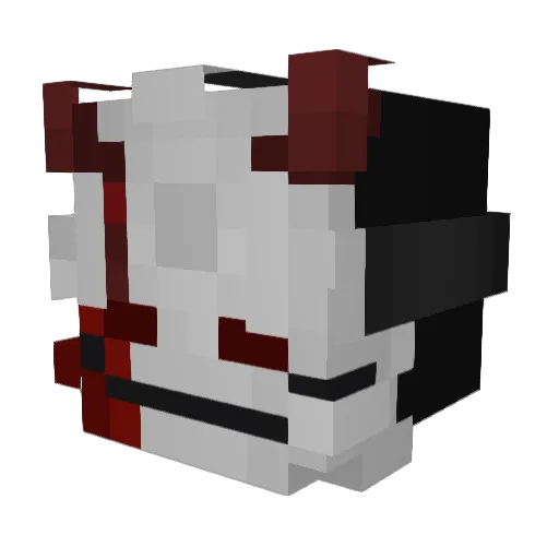 MeNaC3e Minecraft avatar head, 3D render