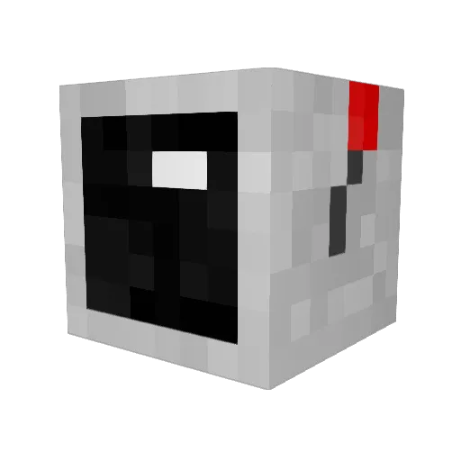 MeNameCheffe Minecraft avatar head, 3D render