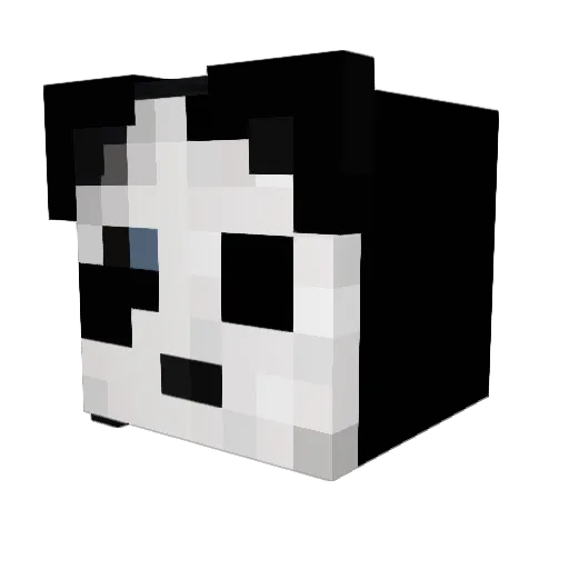 MeSage Minecraft avatar head, 3D render