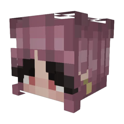 MeSchay Minecraft avatar head, 3D render