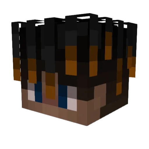 MeThicc22 Minecraft avatar head, 3D render