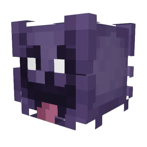 MeWhenMe Minecraft avatar head, 3D render