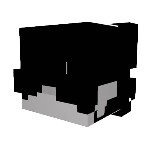Me_Albania Minecraft avatar head, 3D render