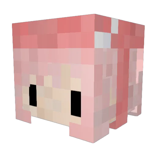 Me_Lody Minecraft avatar head, 3D render