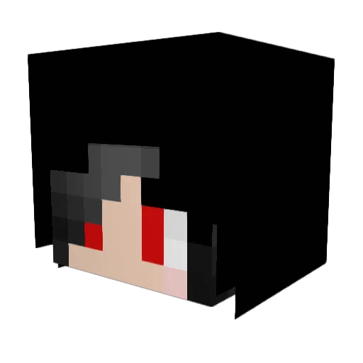 MeadhbhP Minecraft avatar head, 3D render