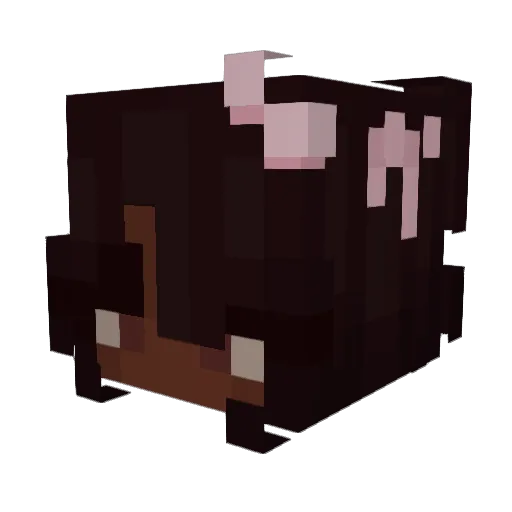 MeadowRxse Minecraft avatar head, 3D render